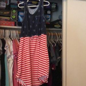 Girls 4th of July dress